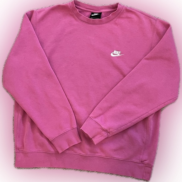Nike Crewneck in Fuchsia Size Large - Picture 4 of 5